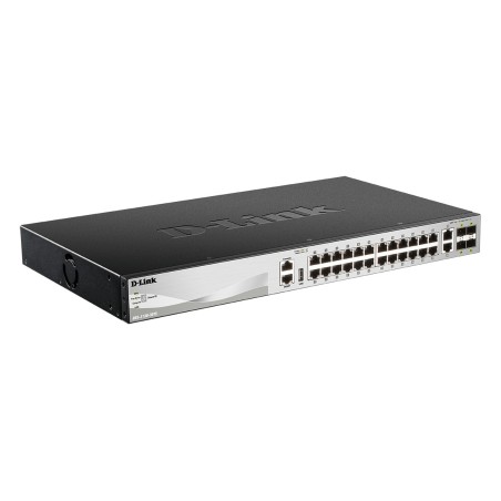 24 x 10 100 1000BASE-T ports Layer 3 Stackable Managed Gigabit Switch with 2 x 10GBASE-T