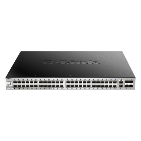 48 x 10 100 1000BASE-T PoE ports (370W budget) Layer 3 Stackable Managed Gigabit Switch