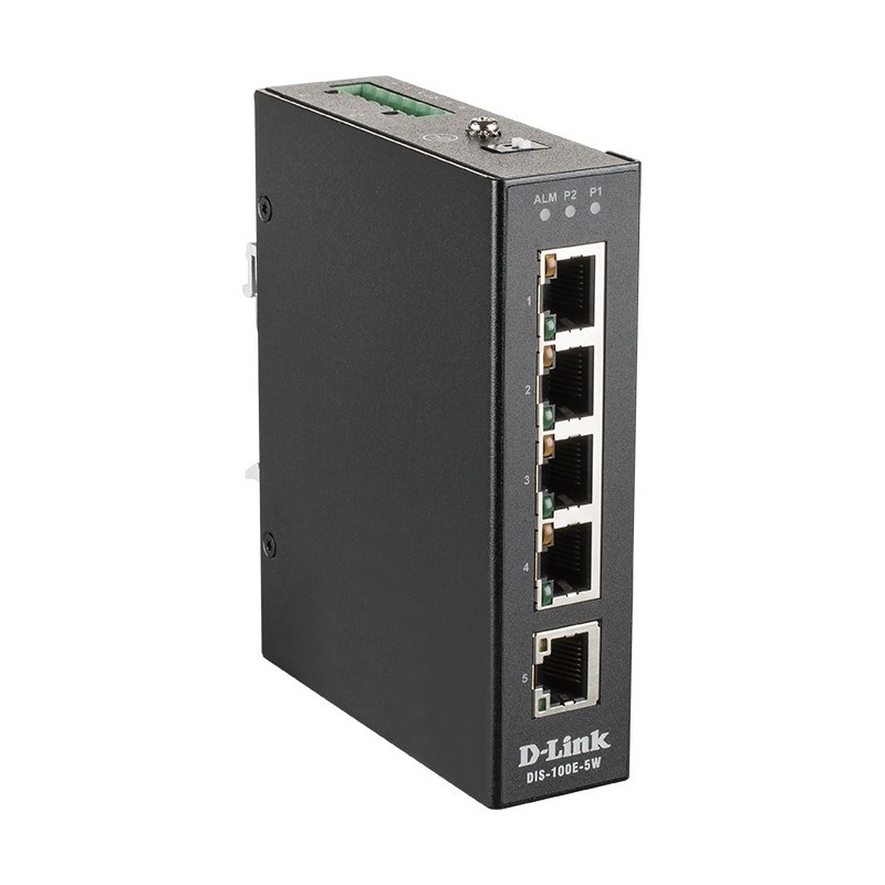 5 Port Unmanaged Switch with 5 x 10 100 BaseT(X) ports