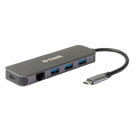 5-in-1 USB-C Hub with Gigabit Ethernet Power Delivery