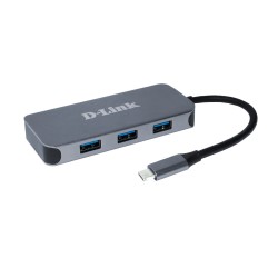 6-in-1 USB-C Hub with HDMI Gigabit Ethernet Power Delivery