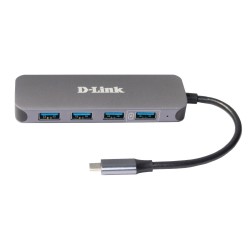 USB-C to 4-Port USB 30 Hub with Power Delivery