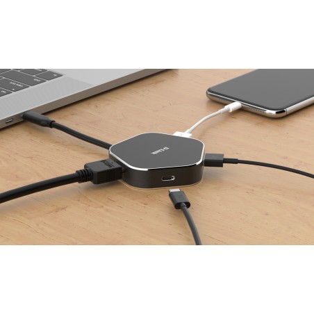 4-in-1 USB-C Hub with HDMI and Power Delivery