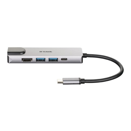 5-in-1 USB-C Hub with HDMI Ethernet and Power Delivery