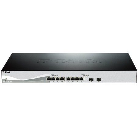 8-port 10GBASE-T and 2-port SFP+ Multi-Gigabit Smart Managed Switch