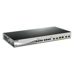 8-port 10GBASE-T 2-port SFP+ and 2-port 10GBASE-T SFP+ combo design Managed Switch