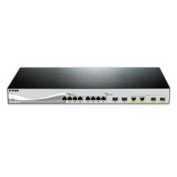 8-port 10GBASE-T 2-port SFP+ and 2-port 10GBASE-T SFP+ combo design Managed Switch