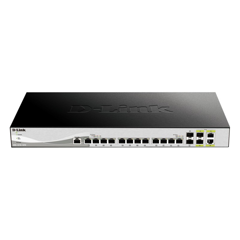 12-port 10GBASE-T 2-port SFP+ and 2-port 10GBASE-T SFP+ combo design 10G Managed Switch