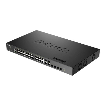 24x10GBASE-T + 4x10G SFP+ + 4x25G SFP28 Multi-Gigabit L3 10G Stackable Managed Switch