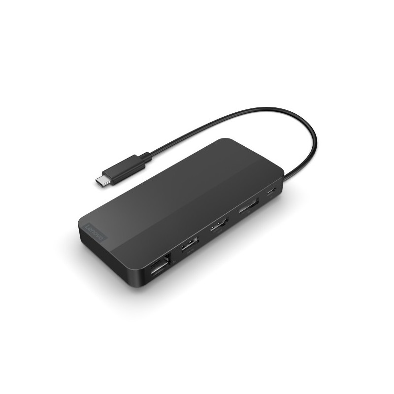 Lenovo USB-C Dual Display Travel Dock with 100W Adapter_EU