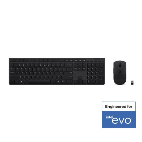 Lenovo Professional Wireless Rechargeable Keyboard and Mouse Combo US English