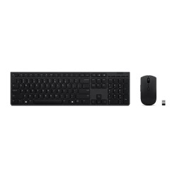 Lenovo Professional Wireless Rechargeable Keyboard and Mouse Combo Belgium English