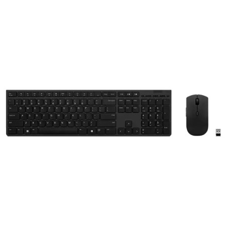 Lenovo Professional Wireless Rechargeable Keyboard and Mouse Combo UK English