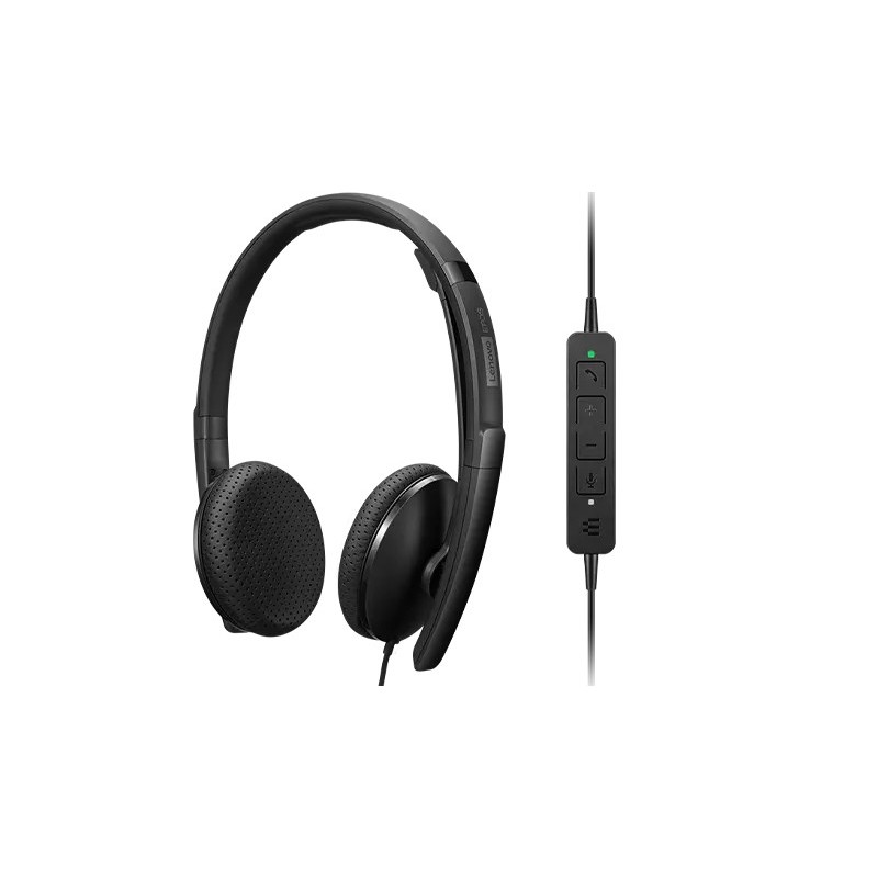 Lenovo Wired VoIP Headset (UC   Zoom)