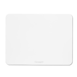 Concept D Mousepad PC Surface and Natural Rubber  White (M size  DMP010)