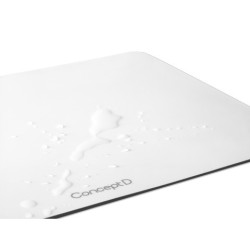 Concept D Mousepad PC Surface and Natural Rubber  White (M size  DMP010)